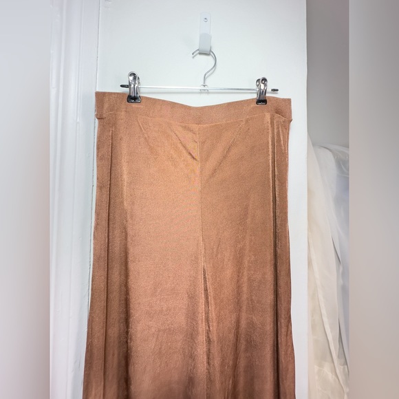 Simons TWIK [L] metallic large wide pants trousers •  bronze shiny - Picture 3 of 5